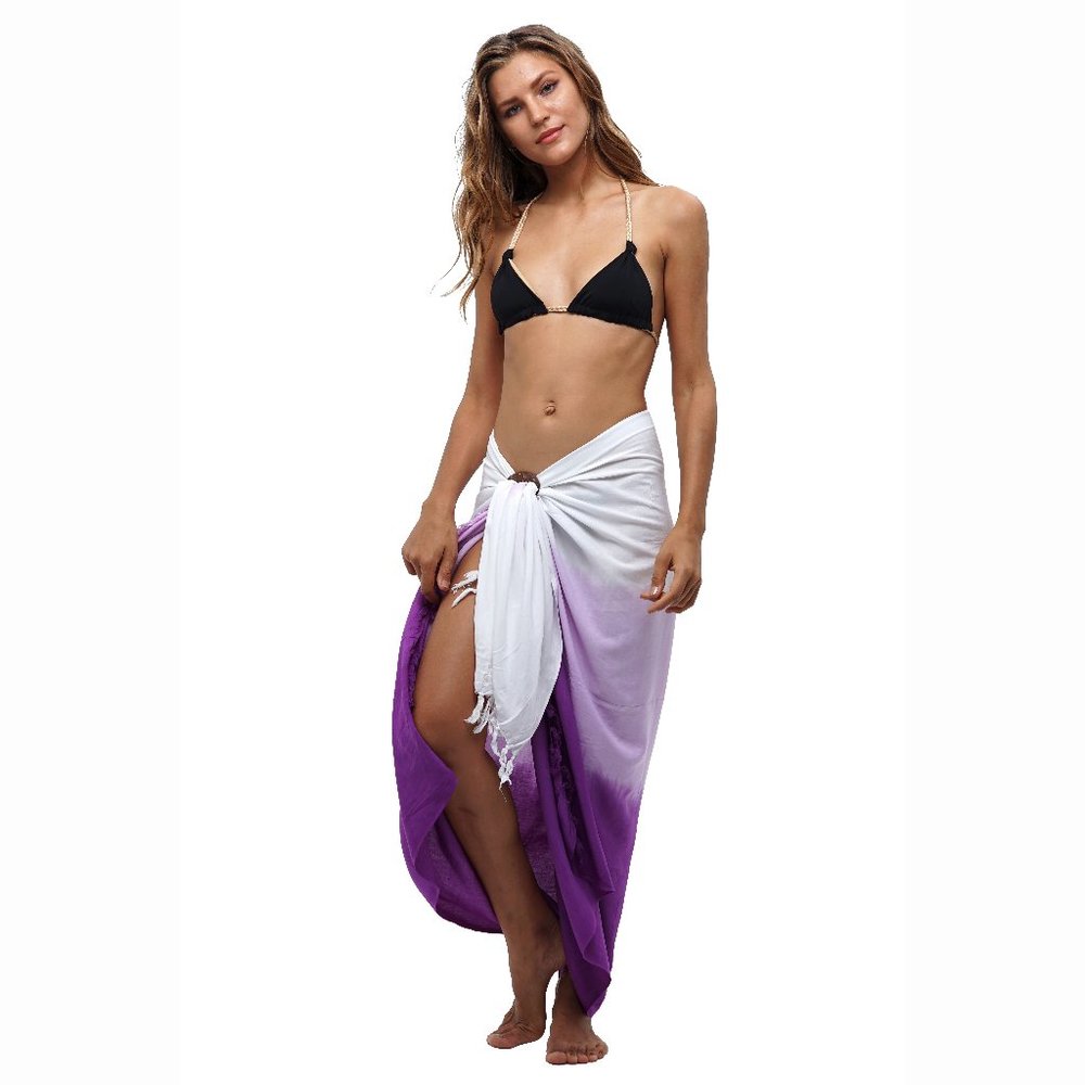 Dip Dye Sarongs Purple